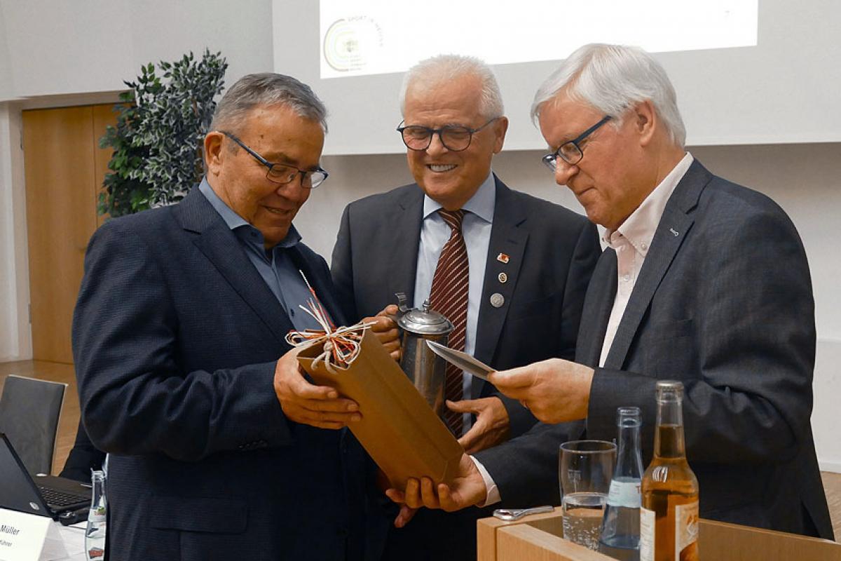 Foto: Horst Busse, Wilhelm Fuchs und Georg Meyer